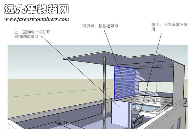 可變形的移動住所,住人集裝箱房屋,二手集裝箱貨柜,集裝箱活動房