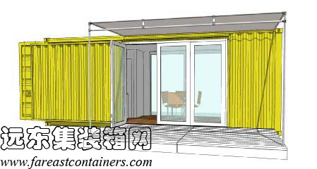 Sunset Idea House 的建筑設計圖,集裝箱活動房,住人集裝箱房屋,二手集裝箱