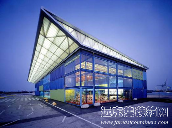 德國漢堡的 HH Cruise Center 集裝箱終點站,集裝箱建筑,集裝箱房屋,集裝箱住宅,集裝箱活動房,住人集裝箱