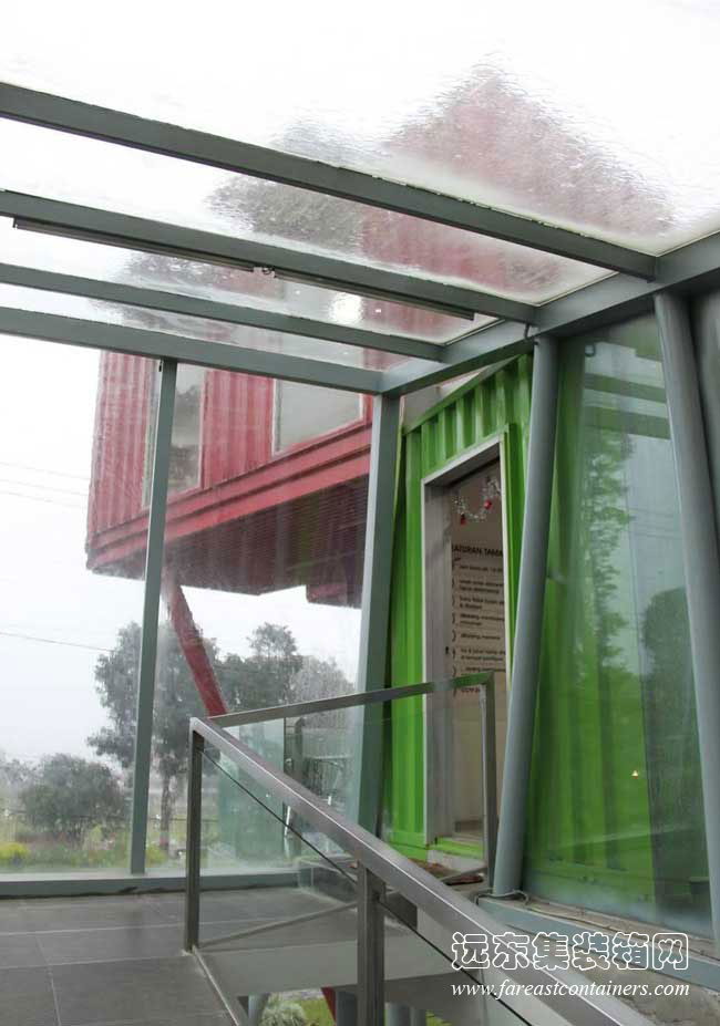 集裝箱建筑式圖書館-印尼巴都AMIN圖書館,集裝箱房屋,集裝箱住宅,住人集裝箱,集裝箱活動(dòng)房