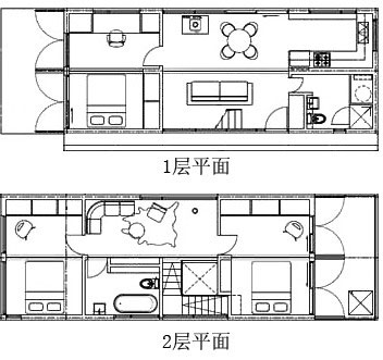 集裝箱住宅平面設計圖,集裝箱房屋,集裝箱活動房,住人集裝箱,集裝箱建筑