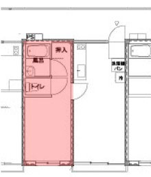 女川應急住宅戶型平面圖兩單元套間,集裝箱房屋,集裝箱活動房,住人集裝箱,集裝箱住宅,集裝箱建筑