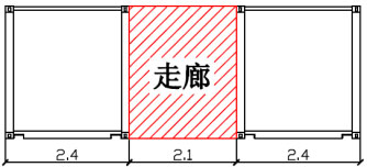 兩側箱體長度方向平行于走廊,集裝箱房屋,集裝箱活動房,住人集裝箱,集裝箱住宅,集裝箱建筑