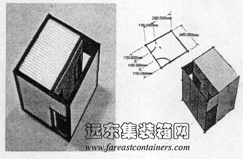 集裝箱青年公寓基本衛生間單元,模塊化建筑