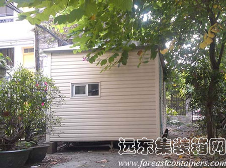 集裝箱式活動住宅完成成品背面