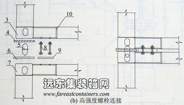 高強度螺栓連接,集裝箱組合房屋