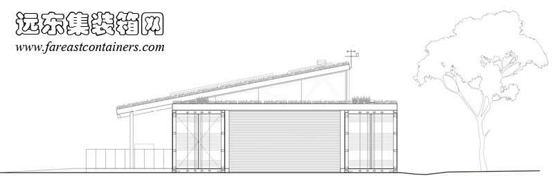 集裝箱建筑： Venny 集裝箱兒童中心立面圖